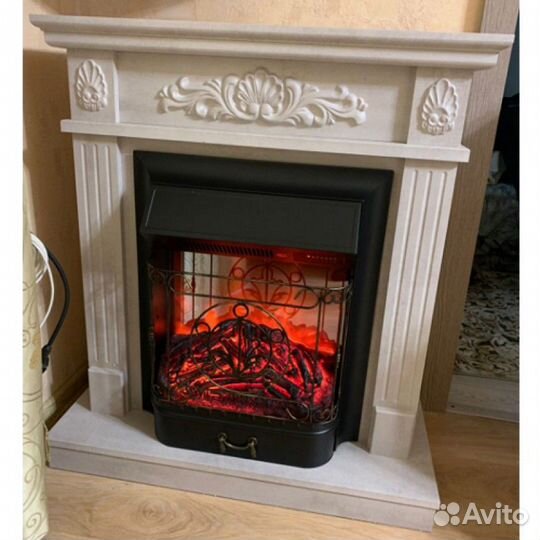 Электрокамин Fobos/Majestic с порталом Adelaida