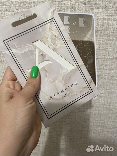 Пластина для стемпинга ange 12