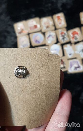 Genshin Impact значки эпоксидная смола - глянец