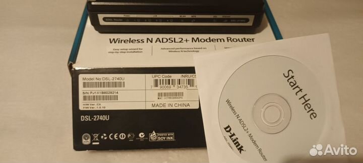 Wifi роутер D link DSL -2740 U