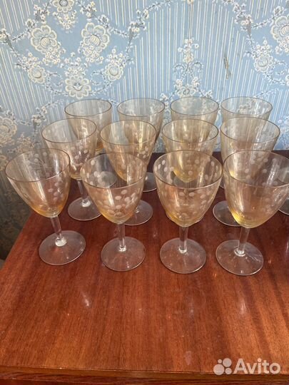 Фужеры хрустальные СССР, рюмки, креманки
