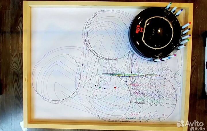 Картина роботом пылесосом