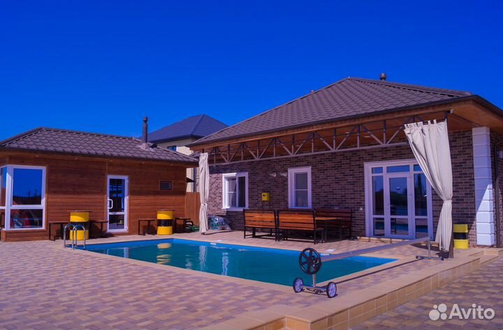 Гостевой дом. Рыбалка, отдых с бассейном и баней в