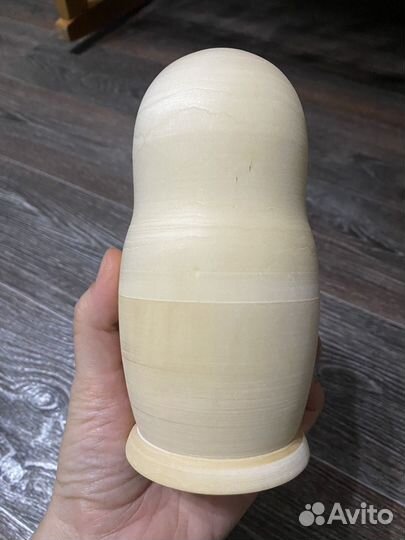 Матрешка деревянная заготовка