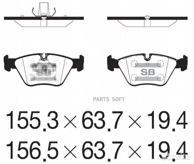 Sangsin brake SP2216 SP2216 колодки дисковые перед