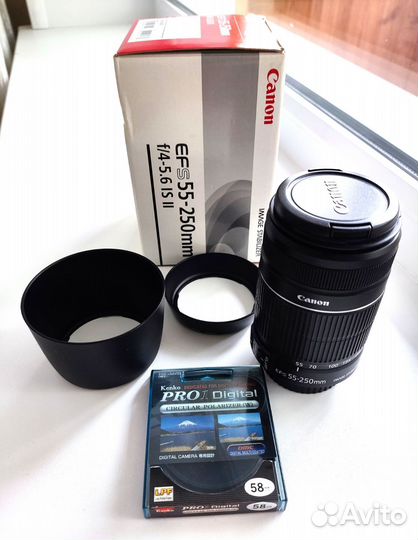 Объектив Canon EF-S 55-250mm f/4-5.6 IS II