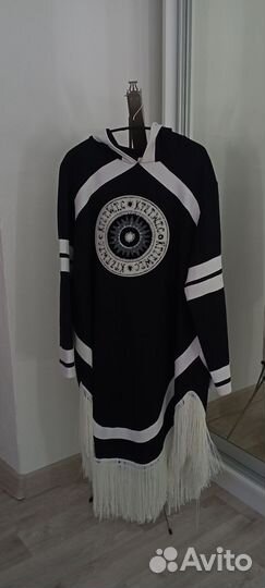 Пончо с капюшоном