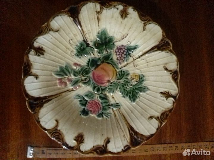 Тарелка 18 века керамика