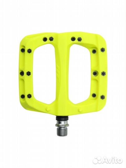 Педали HT Components PA03A, желтые (neon yellow)