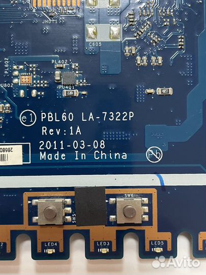 Материнская плата на Asus K53U LA-7322P