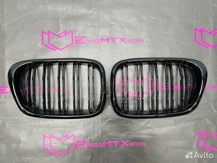 Решетка радиатора BMW E39 М стиль, чёрный глянец