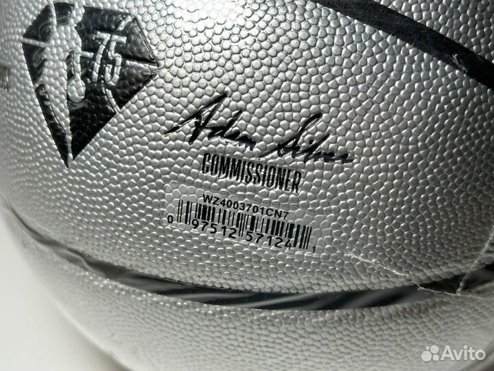 Баскетбольный мяч NBA Wilson 75th + насос Wilson