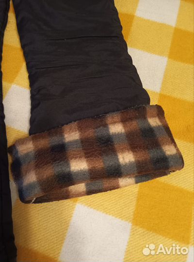 Утеплённые брюки для девочек