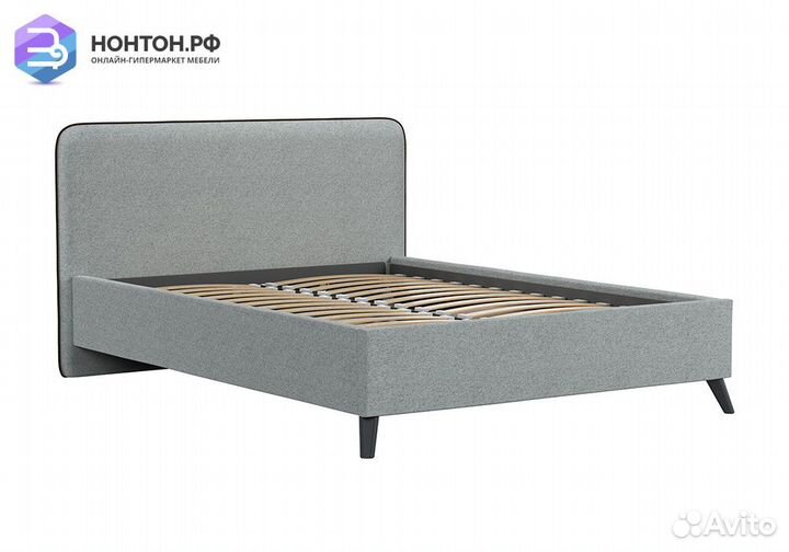 Кровать Миа серая