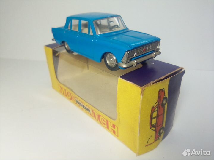 Москвич 408 1974г. первый капот плоская корма 1:43