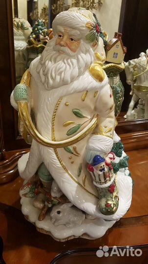 Дед Мороз 48 см Фарфор Fitz and Floyd