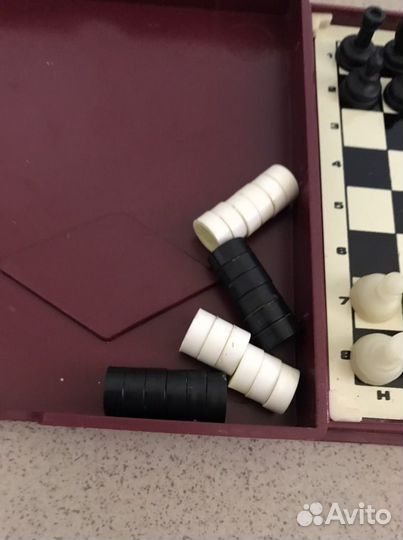 Шахматы-Шашки магнитные, дорожные,пятнашки СССР