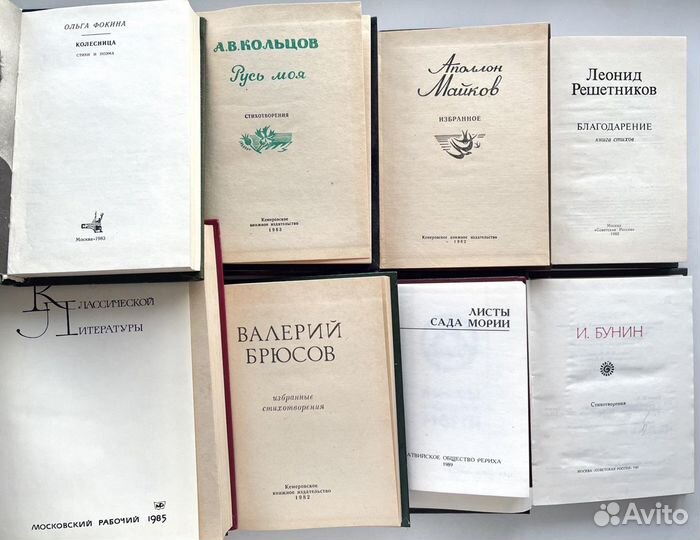 Стихи СССР Некрасов Вознесенский Брюсов Бунин
