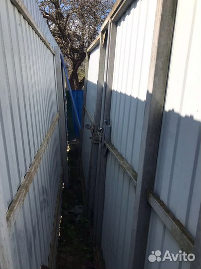 Ворота с калиткой распашные бу