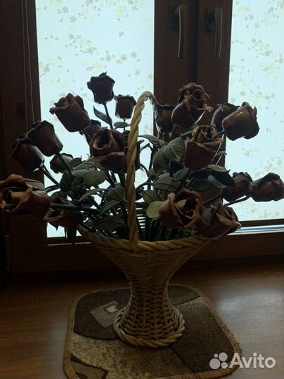 Букет из кованых роз