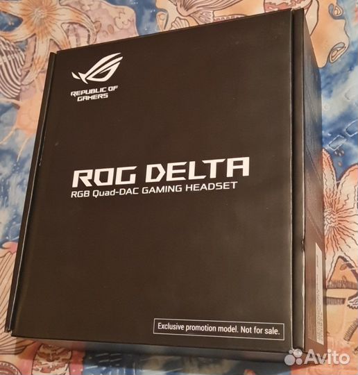 Гарнитура новая Asus ROG delta RGB Quad-DAC exclus