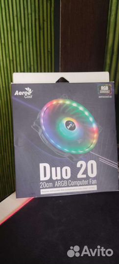 Вентилятор Aerocool duo 200mm