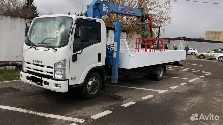 Аренда и услуги манипулятора, борт 5 т, 5 м