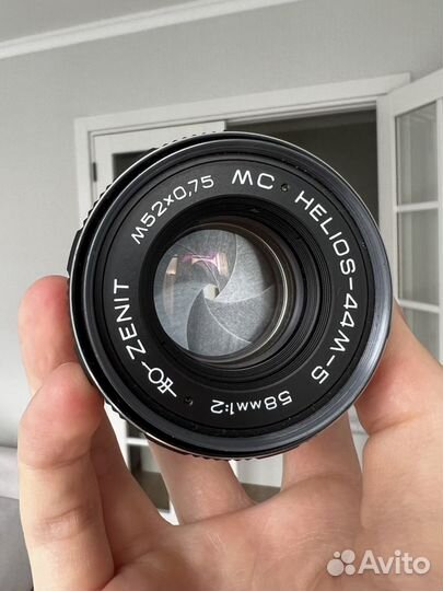 Объектив helios-44M-5 58mm 1:2