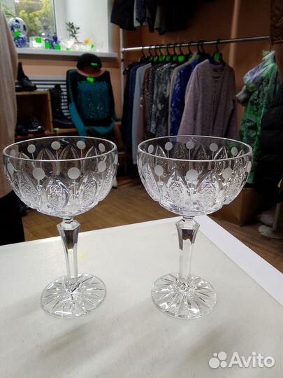 Хрустальные вазы конфетницы