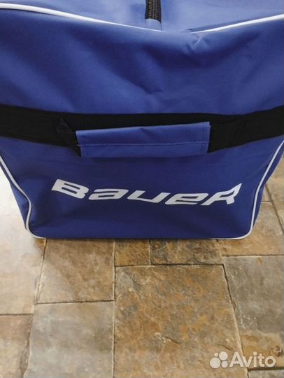 Баул хоккейный сумка без колёс 34 синий