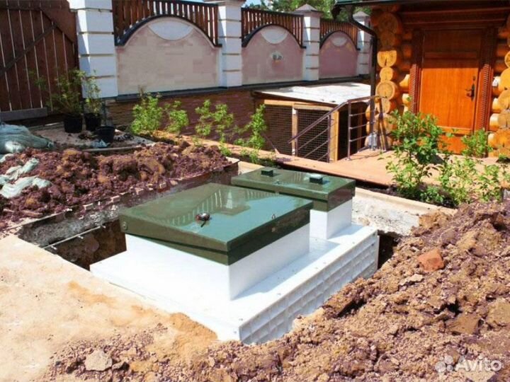 Септик эко Руслос дренажный