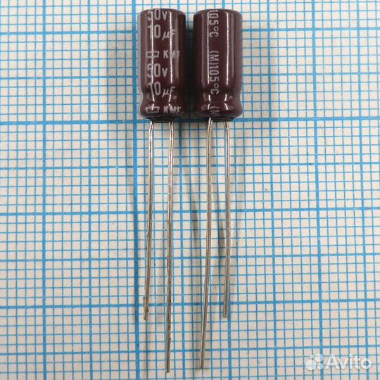 10uF 50v 50v10uF 5x11 KMF - Электролитический конд