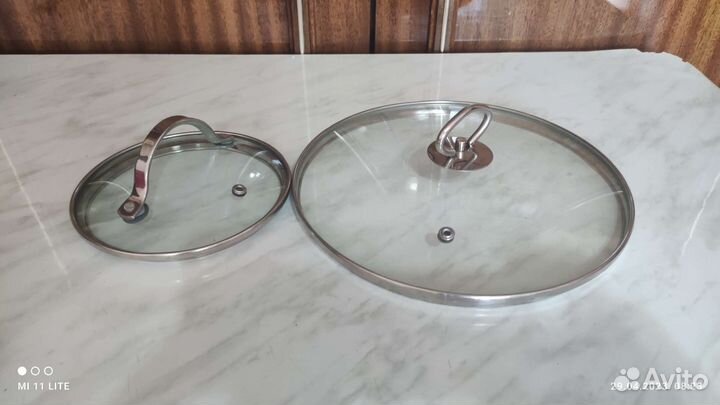 Крышка стеклянная для кастрюль