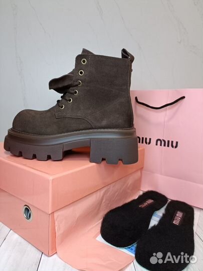 Женские Ботинки Miu Miu