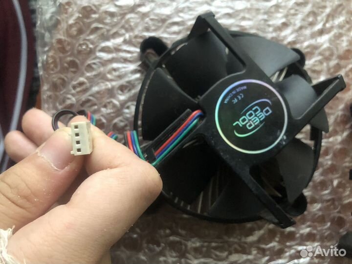 Кулер для процессора, разъем 4 пин