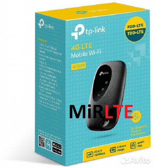 Роутер Модем 4G TP-link M7200 Всё Сим Безлимит