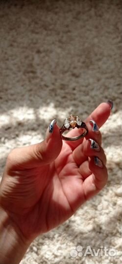 Старинное серебряное кольцо