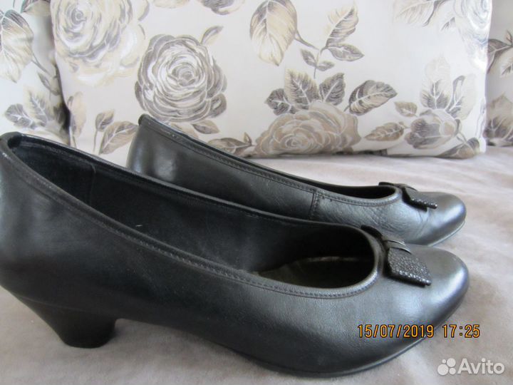 Туфли кожаные