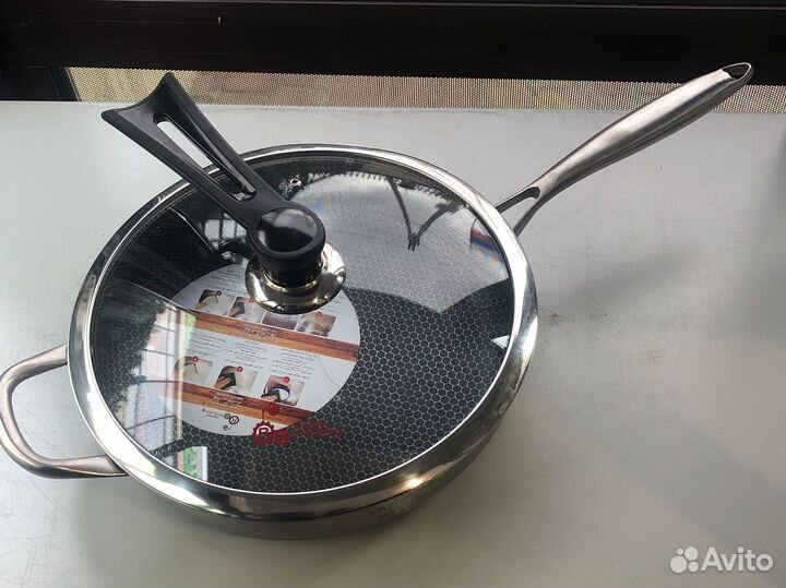 Сковорода-Вок 30см Rashko Baba с крышкой