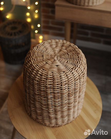 Плетеная корзина / кашпо