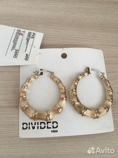 Серьги H&M Reserved Новые