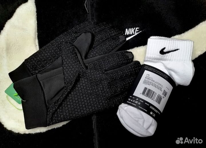 Перчатки + носки nike