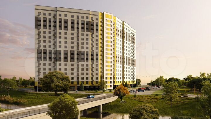 Квартира-студия, 28,6 м², 2/17 эт.