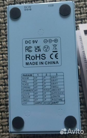 Шугейз-машина M-vave Mini universe reverb