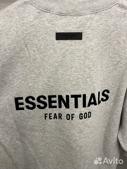 Свитшот essentials оригинал grey