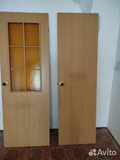 Продам 2 двери межкомнатные бу