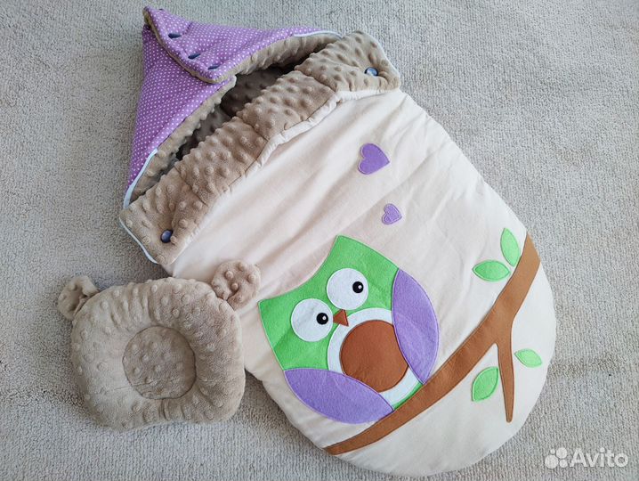 Зимний конверт+подушечка