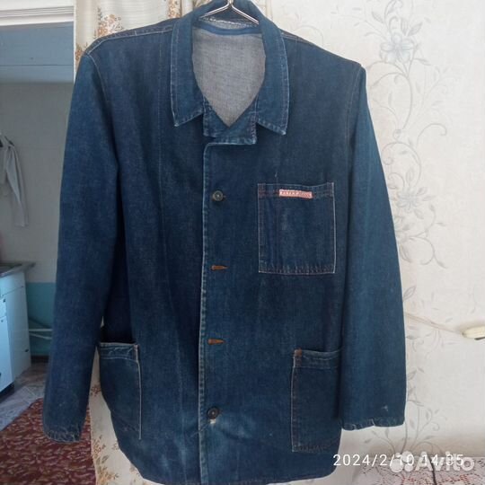 Пиджак джинсовый рабочий