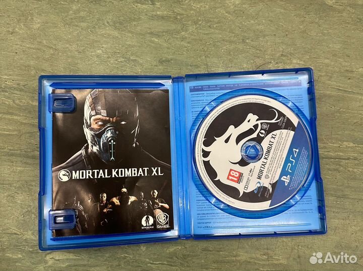 Диск Mortal kombat Xl ps4