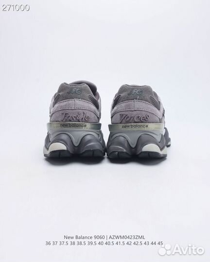 Кроссовки new balance 9060 grey